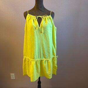 J. Crew Linen Yellow Sundress